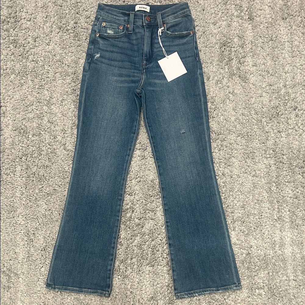 NWT Pistola Lennon High Rise Crop Boot- Flying Vintage Size 25